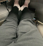 JEANSWEST LIFE真維斯加絨褲男秋冬季雙面搖粒絨直筒休閑褲保暖男士防寒束腳褲子 曬單實拍圖