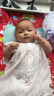 G.DUCKKIDS嬰兒衣服夏天裝薄款女寶寶短袖連體衣萌公主滿(mǎn)月百天新中式哈衣服 3016款米白色 80cm 80尺碼建議6-9個(gè)月14-20斤 曬單實(shí)拍圖