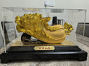聚善緣百財(cái)如意沙金白菜擺件客廳招財(cái)裝飾品店鋪喬遷開業(yè)禮品辦公桌擺件 YX  百財(cái)如意沙金色35*15*22.5cm 曬單實(shí)拍圖