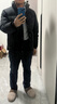 與狼共舞【鵝絨】男裝羽絨服男冬季男士百搭時(shí)尚棋盤(pán)格立領(lǐng)加厚保暖外套男 曬單實(shí)拍圖