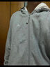adidas休閑舒適寬松加絨連帽夾克外套男女阿迪達(dá)斯官方輕運(yùn)動(dòng)   中麻灰   L 曬單實(shí)拍圖