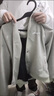 安初夏麂皮絨字母刺繡夾克外套男士休閑套裝春秋季一整套寬松衣服男裝潮 果綠色三件套 XL 【120-140斤】 曬單實(shí)拍圖
