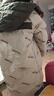 G.DUCKKIDS小黃鴨女童冬裝羽絨服2025新款洋氣兒童冬季白鴨絨外套女孩加厚長(cháng) 卡其色 170 曬單實(shí)拍圖