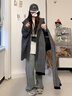 派吉鯊灰色連帽毛衣外套女秋冬2025新款深秋初冬小個子香風(fēng)針織開衫上衣 灰色毛衣【單件】【冬季流行風(fēng)格 S 80-95 曬單實拍圖
