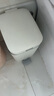 飛達(dá)三和雙開蓋垃圾桶7L白色按壓腳踏夾縫緩降家用客廳臥室衛(wèi)生間廁所廚房 曬單實(shí)拍圖