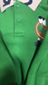 M.Latin/馬拉丁童裝兒童衛衣24冬新款男小童polo領(lǐng)衛衣 森林綠 110cm 曬單實(shí)拍圖