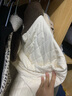 森馬外套女菱形格仿羊羔毛立領(lǐng)2024新款冬季慵懶寬松夾棉夾克復古 白咖色調00315 160/84A/M 曬單實(shí)拍圖