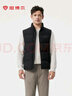 坦博爾羽絨服男短款馬甲秋冬時(shí)尚百搭立領(lǐng)保暖外套TAF310107A 黑色 4XL (195) 曬單實(shí)拍圖