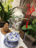 施錦蓋碗公道杯茶漏三件套青花瓷陶瓷三才八寶茶蓋碗家用超大特大號單 釉下彩青花瓷-500ml八寶茶蓋碗 曬單實拍圖