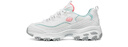 斯凱奇（Skechers）女小白鞋厚底增高休閑鞋網(wǎng)面透氣戶(hù)外運動(dòng)鞋節日禮物99999863 白色/海軍藍色/WNV 36 曬單實(shí)拍圖