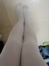 翡遇Lolita純欲奶白色白軟萌可愛jk少女天鵝絨120d連褲舞蹈打底褲 純色-白 80-140斤/145-170CM 曬單實拍圖