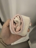 冰雪木棉兒童襪子女童秋冬加絨加厚毛圈襪中筒棉襪5雙中大童學(xué)生保暖短襪 曬單實(shí)拍圖
