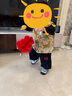 迷你巴拉男女童加絨加厚長(zhǎng)褲冬新款拜年兒童保暖褲子【泡泡褲】 黑色90001 90 cm 曬單實(shí)拍圖