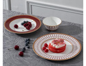 WEDGWOOD金粉年華兩人食4盤(pán)4碗餐具套裝骨瓷碗碟套裝家用餐碗 金粉年華藍(lán)配紅兩人食4盤(pán)4碗 8頭 曬單實(shí)拍圖