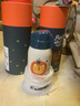 杯具熊3D復(fù)古兒童保溫杯大容量帶吸管保溫杯杯套316不銹鋼兒童節(jié)水杯 一杯2蓋3D復(fù)古麋鹿600ml 曬單實拍圖