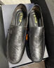 老人頭2026年新款休閑皮鞋軟底軟面透氣洞洞鏤空36-49大碼男士爸爸皮鞋 黑色 49 曬單實(shí)拍圖