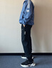花花公子男鞋2025秋季新款厚底增高耐磨防滑鞋子男戶外百搭休閑皮面老爹鞋 米卡綠【主圖款】 41 曬單實(shí)拍圖