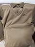 皮爾卡丹（pierre cardin）冬季加絨加厚假兩件polo.衫高檔中年商務翻領純棉長袖T恤打底衫 2599-淺卡其 加絨 L 170碼 建議115-135斤 曬單實拍圖