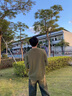 衣然呈品圓領(lǐng)毛衣男冬季復(fù)古寬松慵懶風(fēng)百搭打底加厚保暖休閑簡約針織衫男 墨綠色 XL 【建議115-140斤】 曬單實拍圖