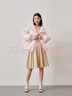 VEROMODA多巴胺羽絨服冬新款90白鴨絨短款面包服34005 麗粉色 170/88A/L 曬單實(shí)拍圖