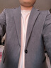 花花公子休閑西裝外套男2025夏季韓版新款高級感寬松商務(wù)正裝男款修身西服 深灰色 XL 建議【135-150斤】 曬單實(shí)拍圖