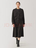 無(wú)印良品（MUJI） 女式 彈力起毛 開(kāi)衫式夾克 女外套秋季款 長(cháng)袖 BD0YSC4A 深棕色 M (160/84A) 曬單實(shí)拍圖