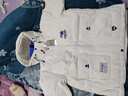 啄木鳥石墨烯蓄熱羽絨服男短款冬季外套加厚2024新款男士青少年防寒衣服 005白色（石墨烯蓄熱/90白鴨絨) 2XL (約155~175斤可穿) 曬單實拍圖