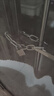 鏈鎖 加粗加長防盜鏈條鎖家用鎖具防剪耐用電動車自行車鎖鐵鏈子門鎖 長0.5米寬6毫米鏈條【配防剪鎖】 默認(rèn) 曬單實拍圖