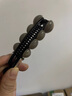 SO SOUL氣質(zhì)珍珠小號香蕉夾發(fā)量少發(fā)夾后腦勺馬尾帶齒防滑豎夾盤發(fā)頭飾女 灰色珠黑色夾 曬單實拍圖