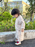 奇諾鼠【官方正品】新款女童春季中幫小短靴男女寶寶小童軟底學(xué)步鞋 銀色（加絨）【熱銷(xiāo)】 25 碼(適合腳長(cháng)14.5-15.0cm) 曬單實(shí)拍圖