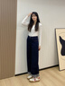 飛躍（Feiyue）女鞋官方德訓(xùn)鞋女2025夏季新款厚底顯高復(fù)古透氣舒適潮流運(yùn)動(dòng)板鞋 米/灰/紅 38 曬單實(shí)拍圖