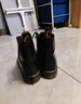 馬丁大夫（Dr.Martens）博士101 YS英倫秋舒適黃車(chē)線(xiàn)光面皮黑色短靴馬丁靴 黑色 42 曬單實(shí)拍圖