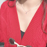 范嘉倫（VanCalen）項(xiàng)鏈女高端輕奢簡(jiǎn)約通勤日常款輕奢高級(jí)感鎖骨鏈 鋯石水滴項(xiàng)鏈  通體S925銀 曬單實(shí)拍圖