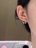 DTOTO碎銀耳環(huán)女999足銀耳圈耳扣復古中式銀耳飾氣質(zhì)高級感生日禮物 足銀碎銀耳環(huán)+品牌禮盒 曬單實(shí)拍圖