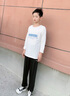 LI-NING KIDS李寧兒童褲子夏季薄款男童長褲中大童跑步運動速干褲青少年防蚊褲 黑色-收口【速干透氣】 170 cm 曬單實拍圖