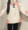 西域駱駝（VANCAMEL）沖鋒衣女男三合一可拆銀狐絨內膽防風(fēng)保暖防寒秋冬夾克戶(hù)外登山服 LSM555粉白-女 M 曬單實(shí)拍圖