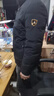 Raidy Boer/雷迪波爾【雙面可穿】冬男大朵鴨絨羽絨服外套8055-70 黑色  175/50/L 曬單實(shí)拍圖