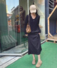 邦帛世勃肯鞋女新款踩屎感厚底軟皮外穿包頭一腳蹬懶人平底休閑女拖鞋 卡其【37偏小一碼】 曬單實拍圖