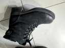 百麗（Belle）戶(hù)外時(shí)尚羊皮馬丁靴女商場(chǎng)同款舒適短靴3NW40DD5 黑色-薄絨 35 (225mm) 曬單實(shí)拍圖