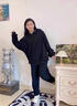 POUM排扣連帽衛衣男春秋冬季款美式高街潮流寬松打底長(cháng)袖衛衣外套 CLBFS-C46黑色 XL 曬單實(shí)拍圖