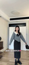 LDBE學(xué)院風(fēng)娃娃領(lǐng)毛衣女秋冬新款小個(gè)子設(shè)計(jì)感溫柔慵懶風(fēng)針織衫上衣潮 灰色 L 曬單實(shí)拍圖