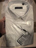 報喜鳥(niǎo)正裝襯衫男裝【高支免燙】秋季款男士商務(wù)正裝純棉通勤長(cháng)袖襯衣男 白色 40 (175/92) 曬單實(shí)拍圖