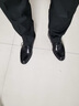 金利來（goldlion）男鞋 2025春季新款男士商務正裝鞋 英倫圓頭系帶手抓紋三接頭皮鞋 黑色 39 比標準碼皮鞋偏大一碼 曬單實拍圖