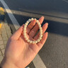 oein海南白玉菩提手串無相感菩提文玩單圈盤玩念珠佛珠手鏈非菩提根 【高貨】海南小白玉9*8mm禮盒裝 曬單實拍圖