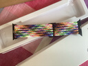 BHO【熱銷(xiāo)2千+】適用apple iwatch s10/s11表帶S9/8/7/6蘋(píng)果手表表帶女生款編織單圈男士se3/2尼龍 舒適透氣【光芒新彩虹】新 【42/41/40/38mm】表盤(pán)通用 曬單實(shí)拍圖