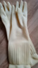 嘉柔美45cm長(cháng)乳膠洗衣 洗碗手套牛筋加厚加長(cháng)橡膠手套防水保暖不濕衣袖 三雙45cm特厚本色（特厚不加絨） L+大號加厚加長(cháng) 曬單實(shí)拍圖
