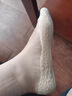 莫代爾船襪女純棉蕾絲短襪硅膠防滑防脫日系大碼夏季薄款淺口隱形襪子女 白色5雙【孔雀翔】 35-39碼 曬單實(shí)拍圖