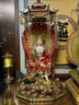 泰禧閣貼金純銅地藏王佛像家用供奉地藏王菩薩帶諦聽(tīng)地藏王銅像擺件 貼金地藏王佛像 曬單實(shí)拍圖