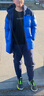 特步兒童童裝小暖爐羽絨服防潑水防污保暖新年羽絨服 皇家藍(lán) 175cm 曬單實(shí)拍圖