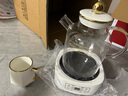 英格麗（INGRI）ins風(fēng)水杯家用茶具套裝客廳家用陶瓷馬克杯茶壺高檔家庭整套茶具 白色1.8L壺智能款+6杯+杯架托盤(pán) 曬單實(shí)拍圖
